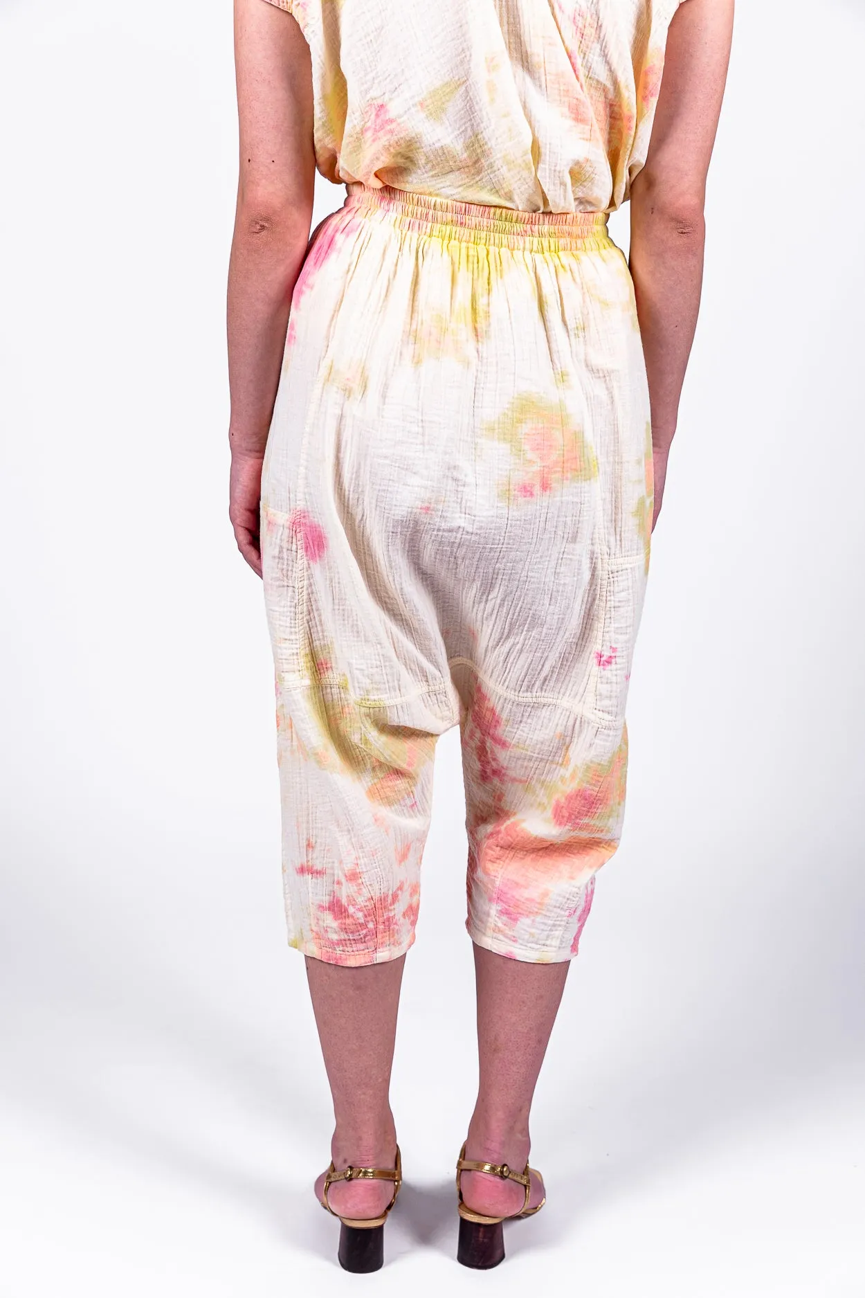 Kiko pants in citrus tie dye