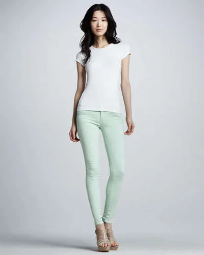 KORAL Skinny Pastel Jeans | Mint | Sale