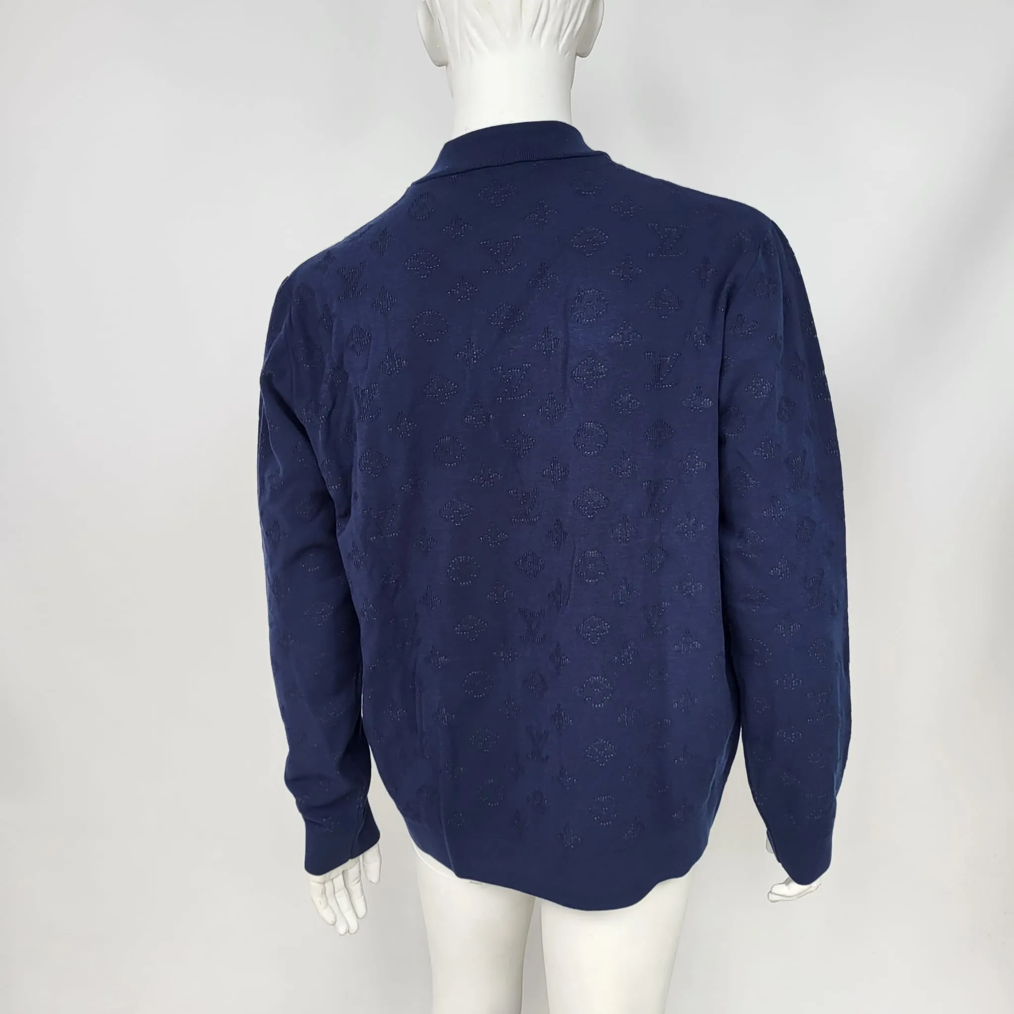 LVSE Drop Needle Monogram Bomber Jacket