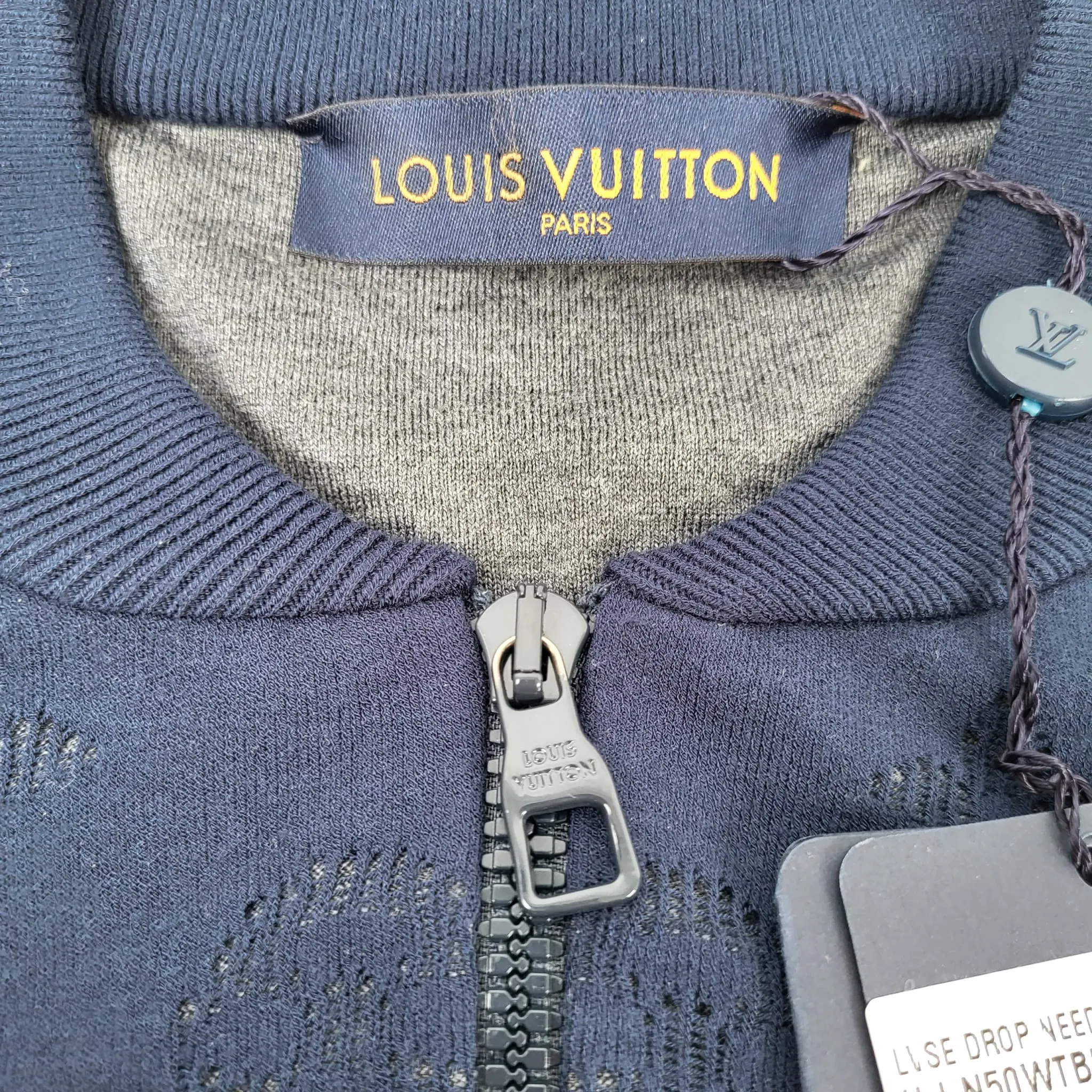 LVSE Drop Needle Monogram Bomber Jacket