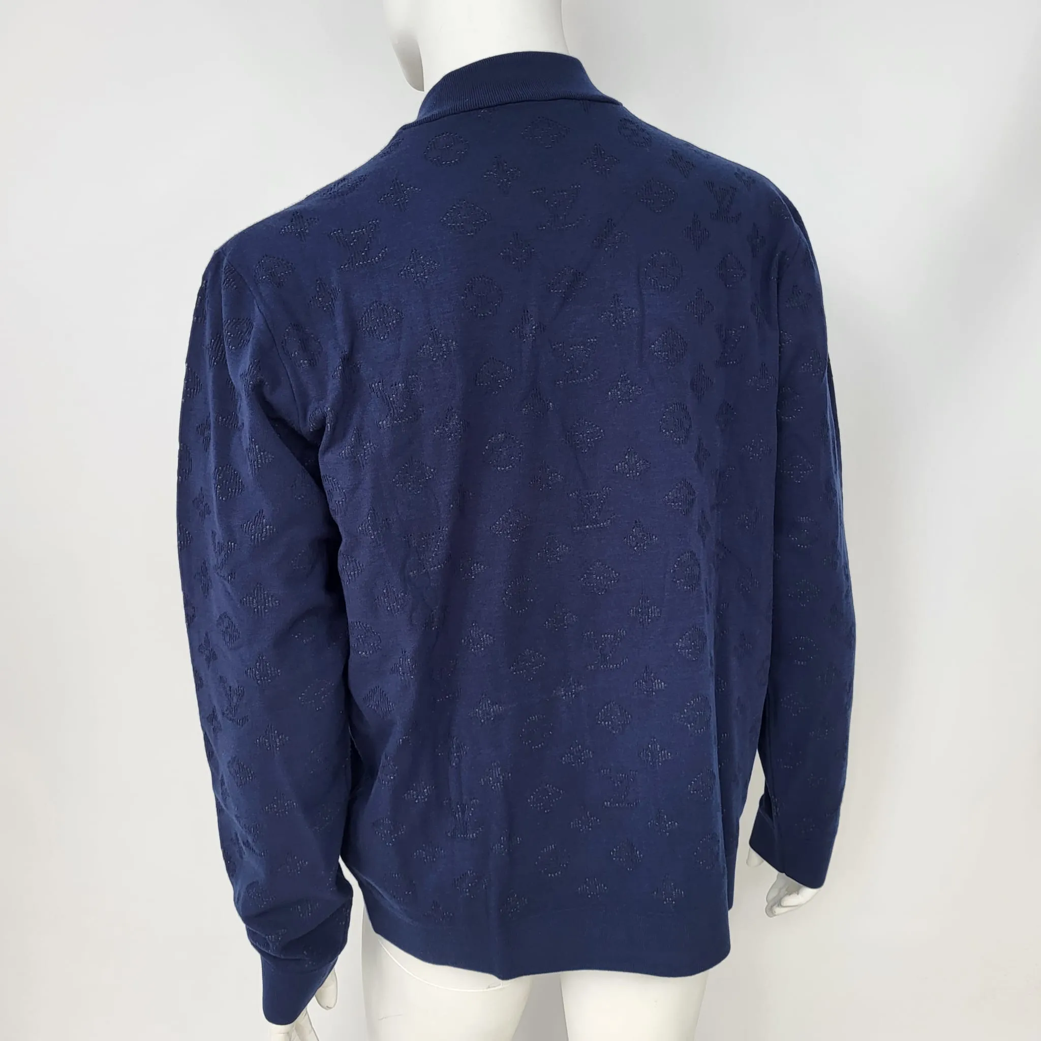 LVSE Drop Needle Monogram Bomber Jacket