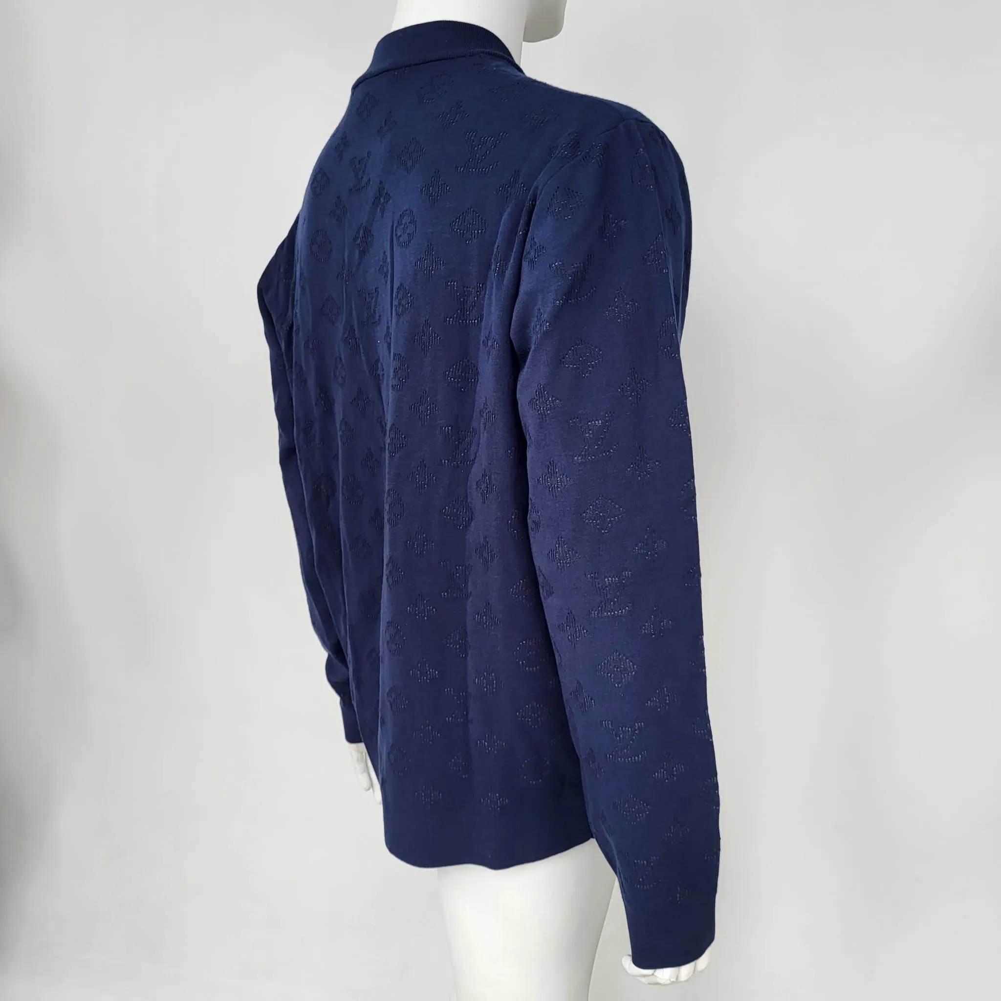 LVSE Drop Needle Monogram Bomber Jacket
