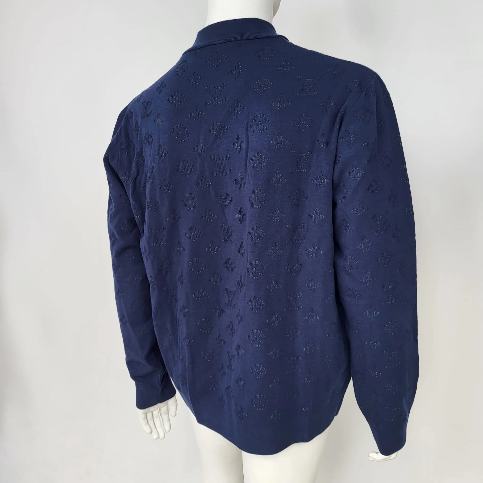 LVSE Drop Needle Monogram Bomber Jacket