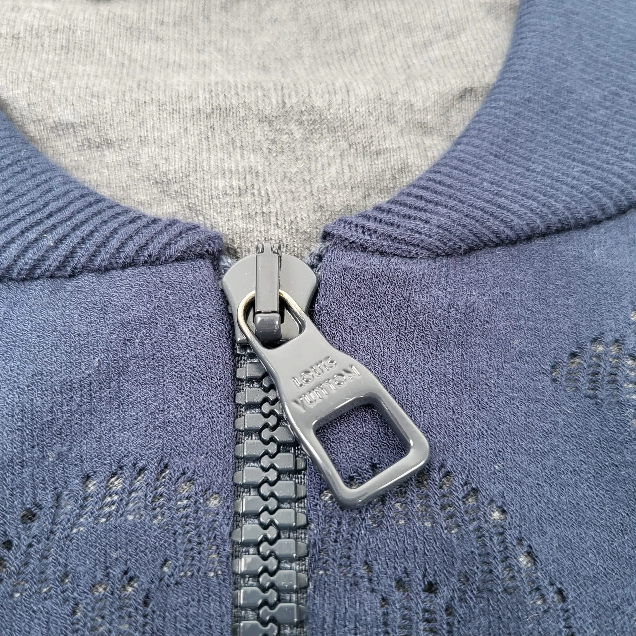 LVSE Drop Needle Monogram Bomber Jacket