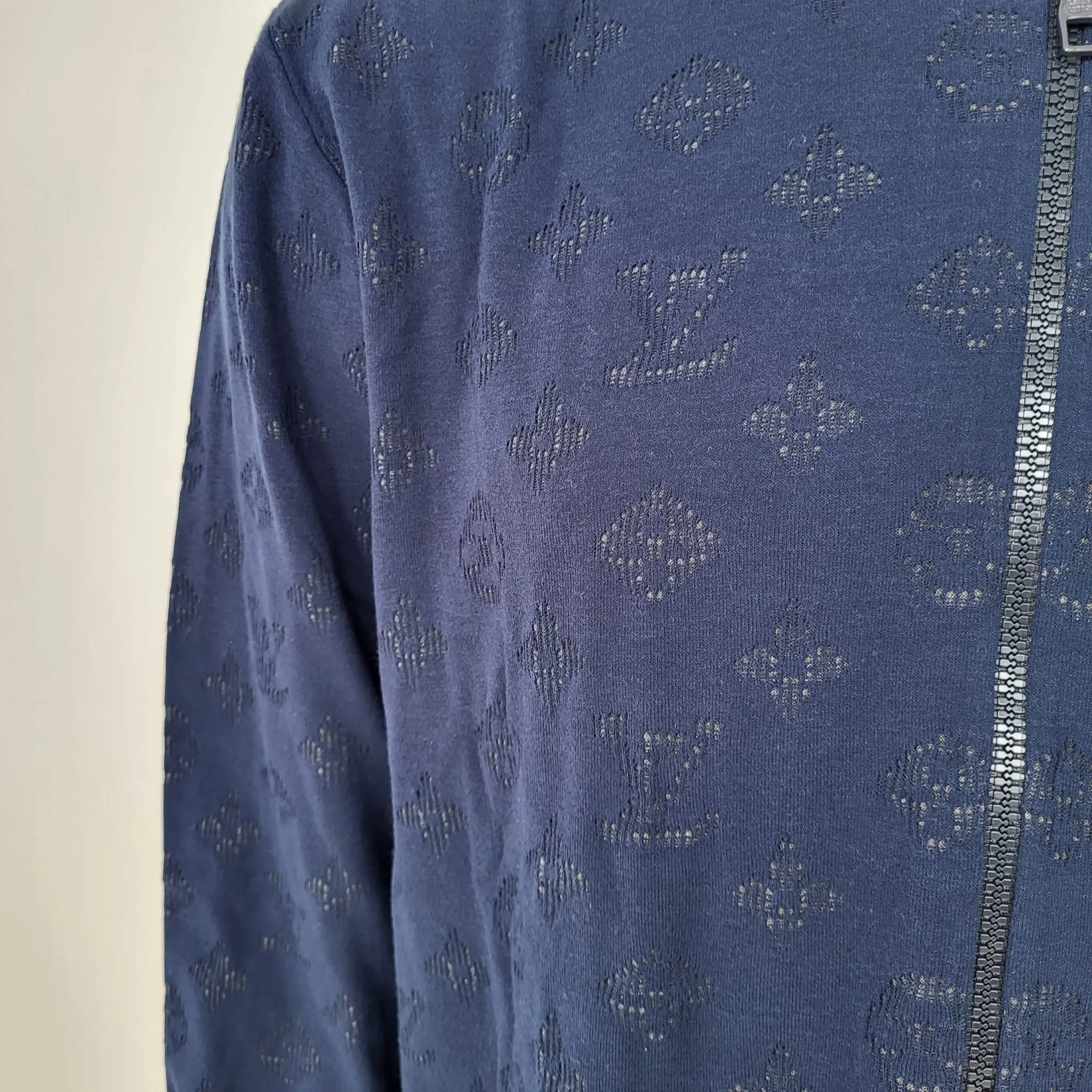 LVSE Drop Needle Monogram Bomber Jacket