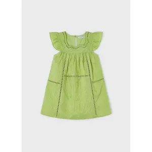 Mayoral Apple Embroidered Dress