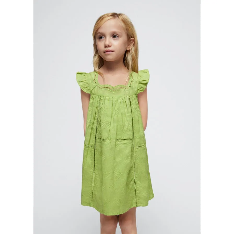 Mayoral Apple Embroidered Dress