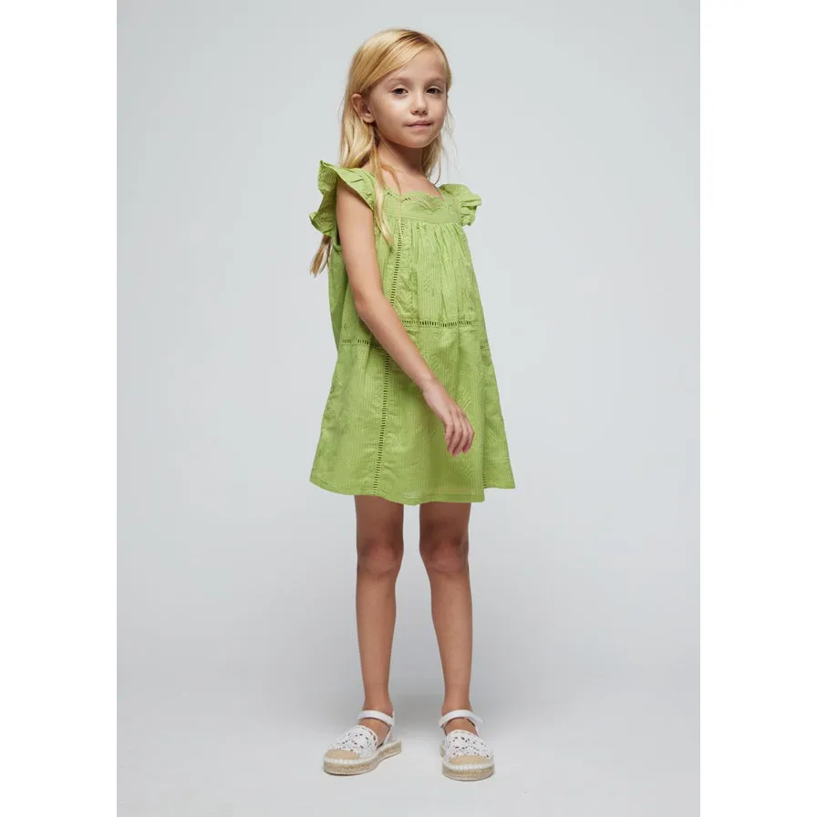 Mayoral Apple Embroidered Dress