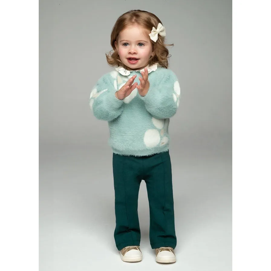 Mayoral Baby Bottle Green Flared Pants