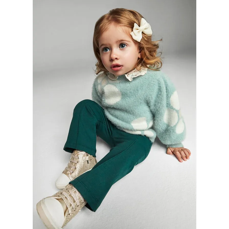 Mayoral Baby Bottle Green Flared Pants