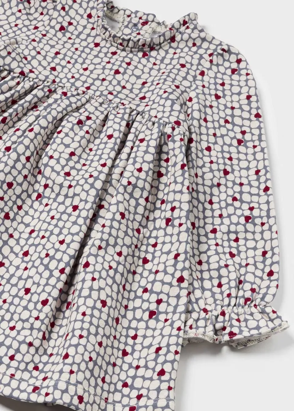 Mayoral Infant Girls Dress 2926 Red Hearts