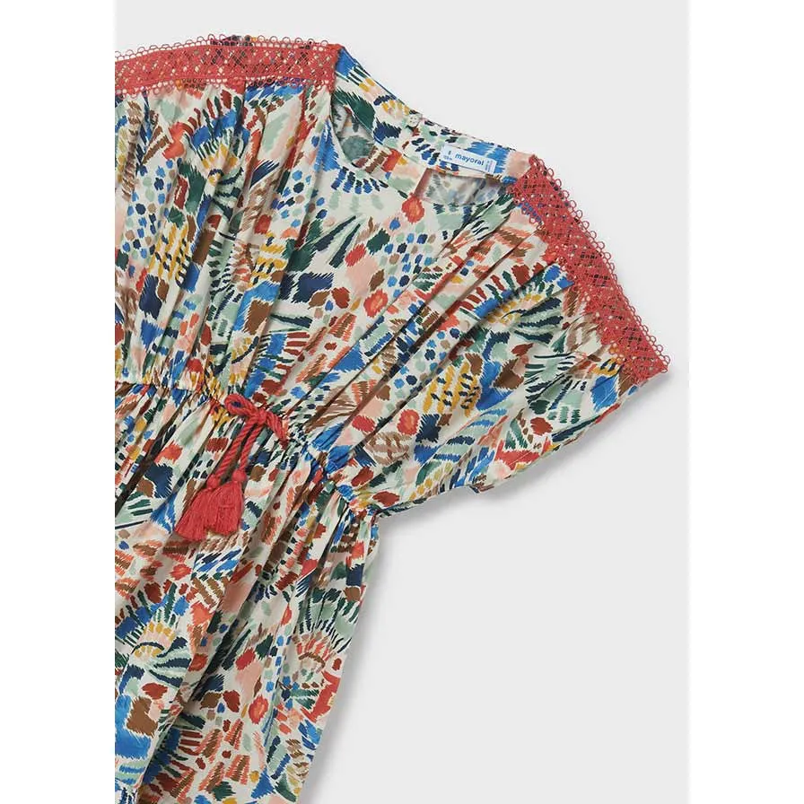 Mayoral Printed Cotton Dress
