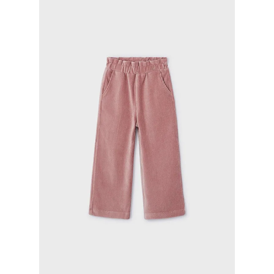 Mayoral Rose Corduroy Flared Pants