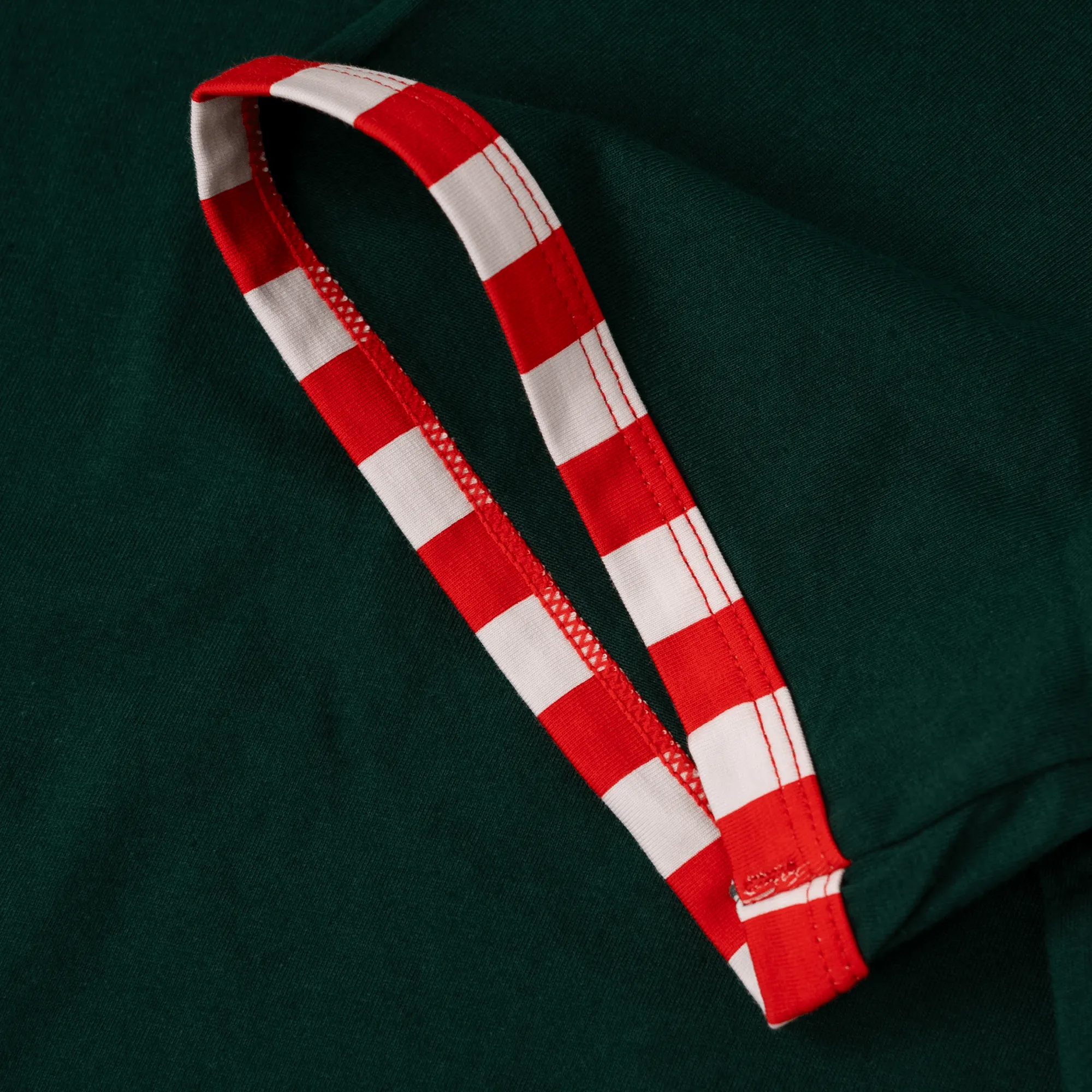 Mens Long Pyjamas - Candy Canes - Trousers & T-Shirt