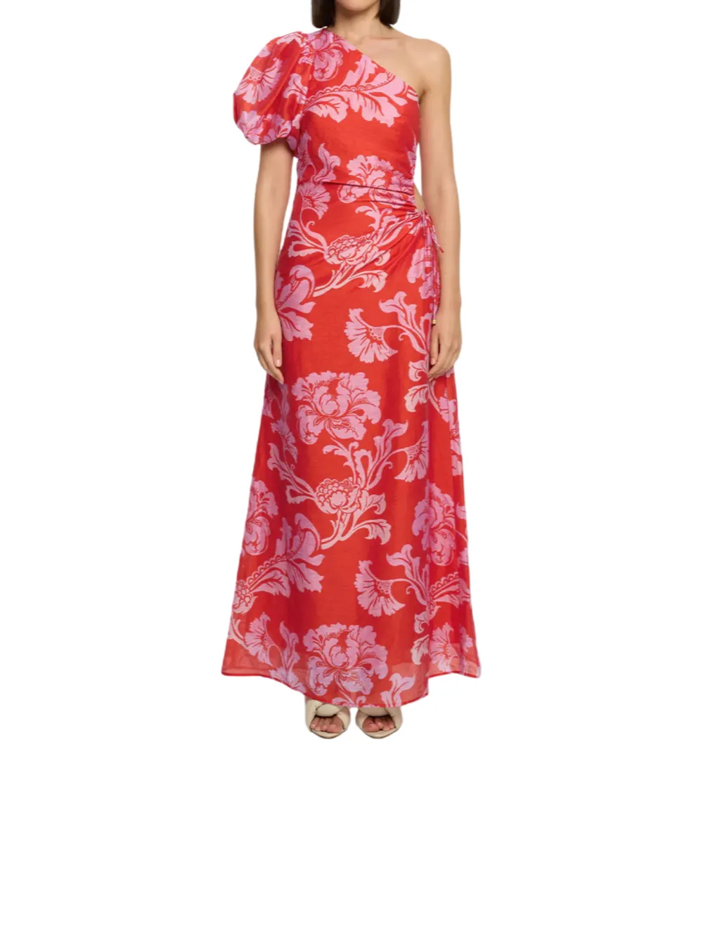 Olina One Shoulder Maxi Dress
