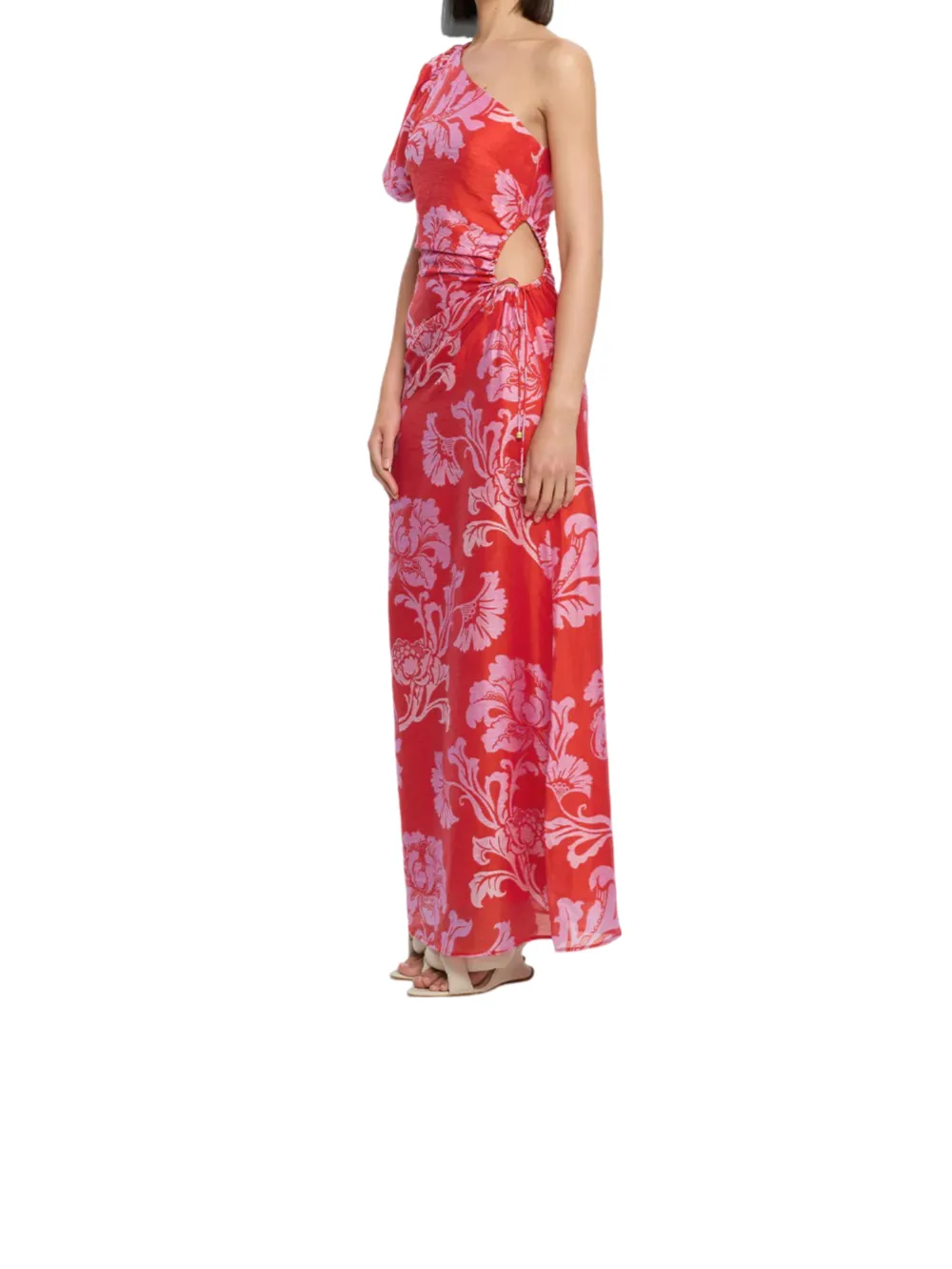 Olina One Shoulder Maxi Dress