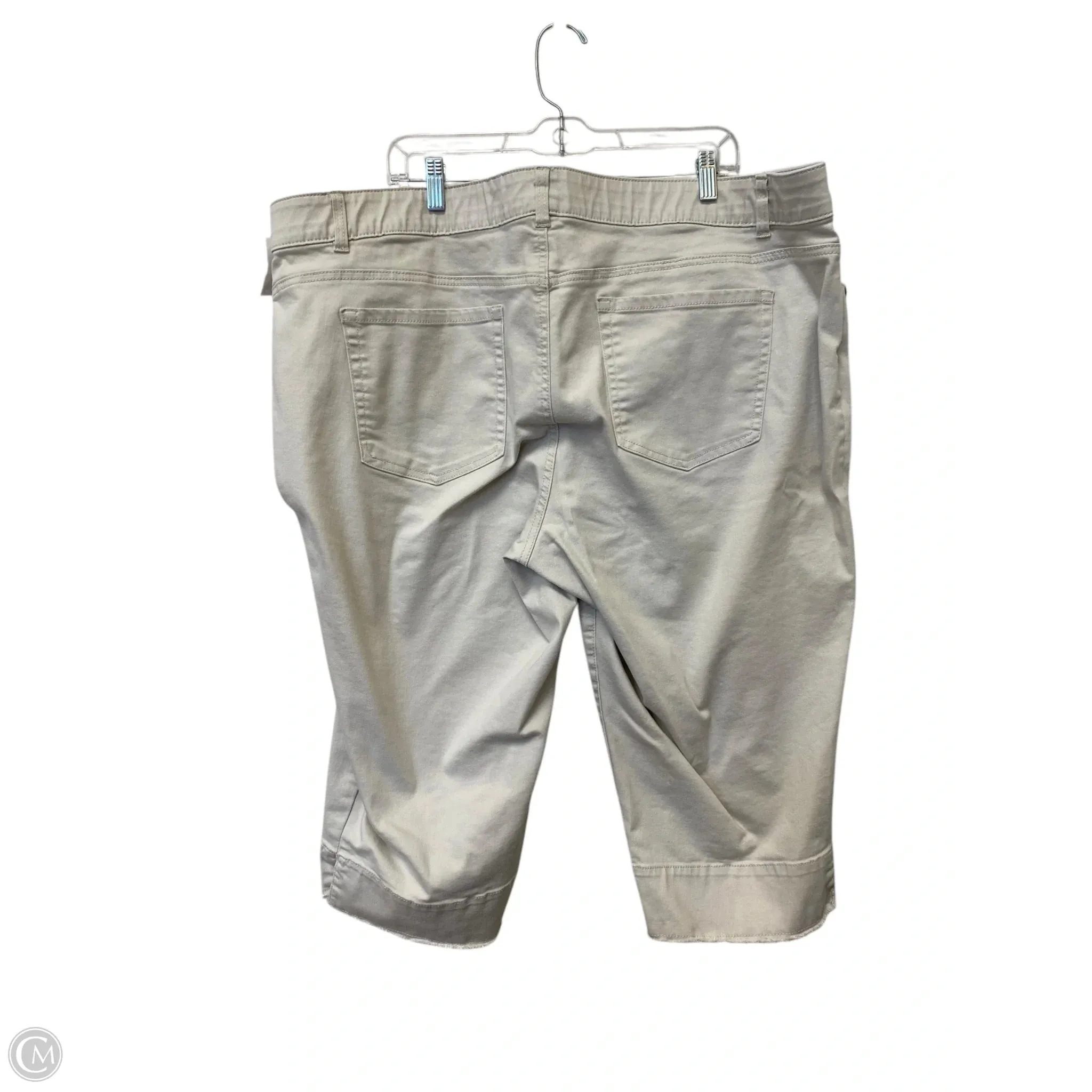 Pants Cropped By West Bound In Cream, Size: 24