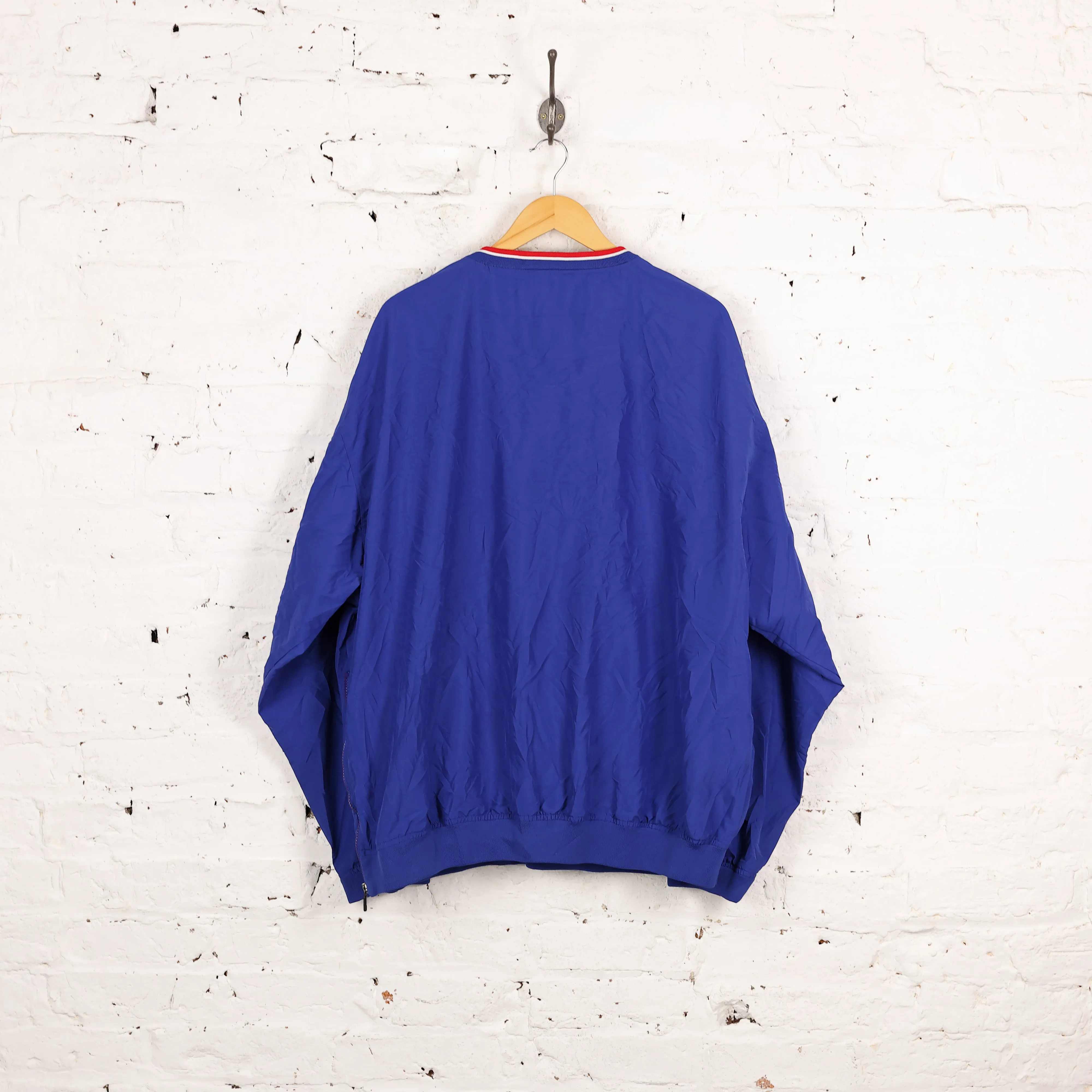 Philadelphia Phillies Nike Drill Shell Top - Blue - XXL