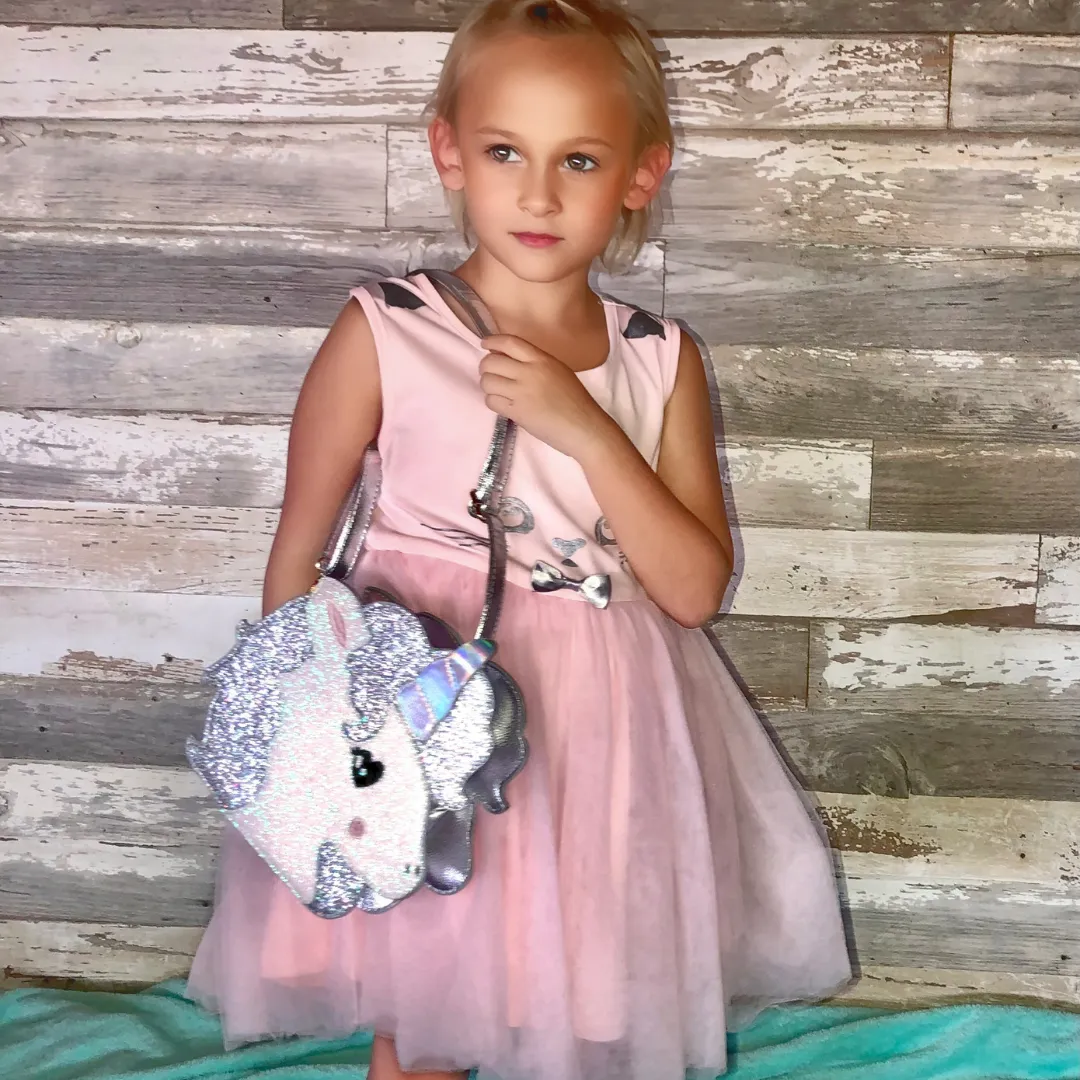 Pink kitty tutu dress