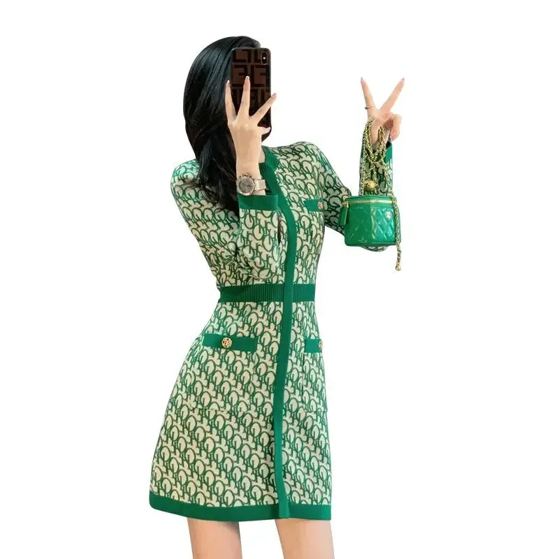 Printing Knitting Dresses