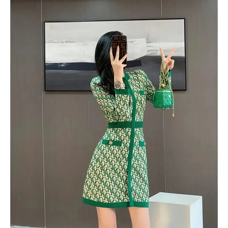 Printing Knitting Dresses