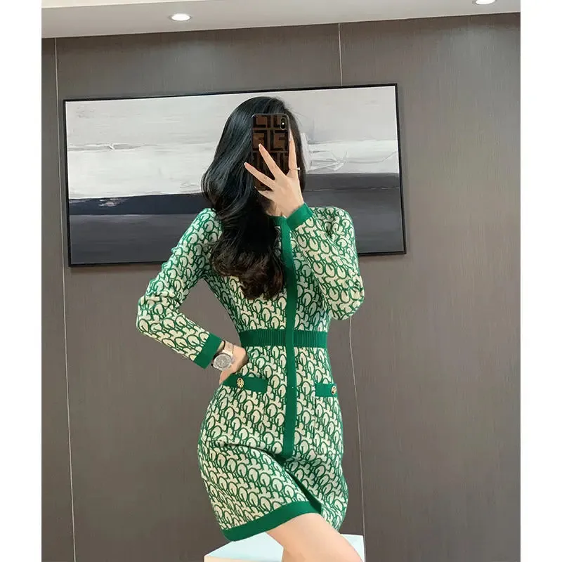 Printing Knitting Dresses