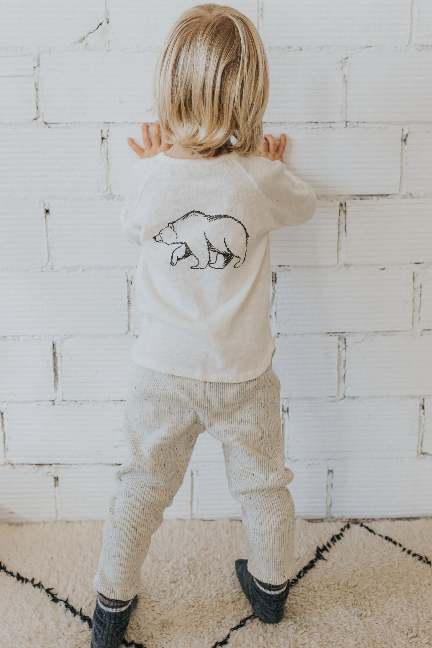 "Benno" Ivory Bear Top