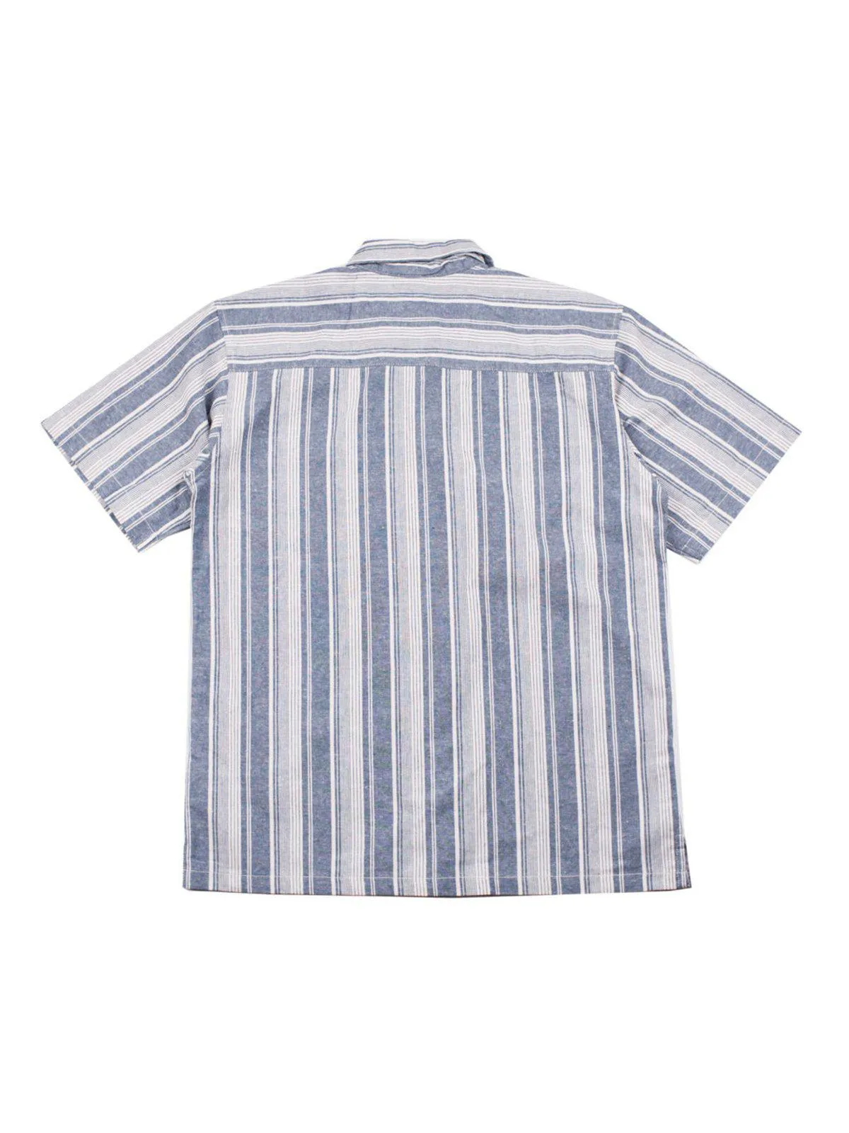 Qutn Button Down Weekend Shirt Blue Stripes