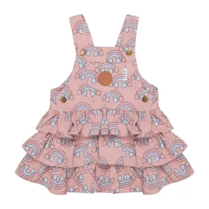 Rain Bow Overall Frill Dress