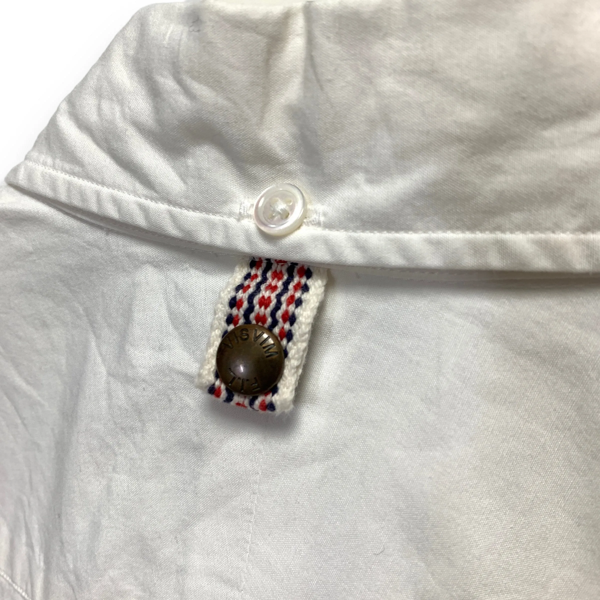 [S] Visvim 12SS V V Sashiko Solid S/S Shirt Giza