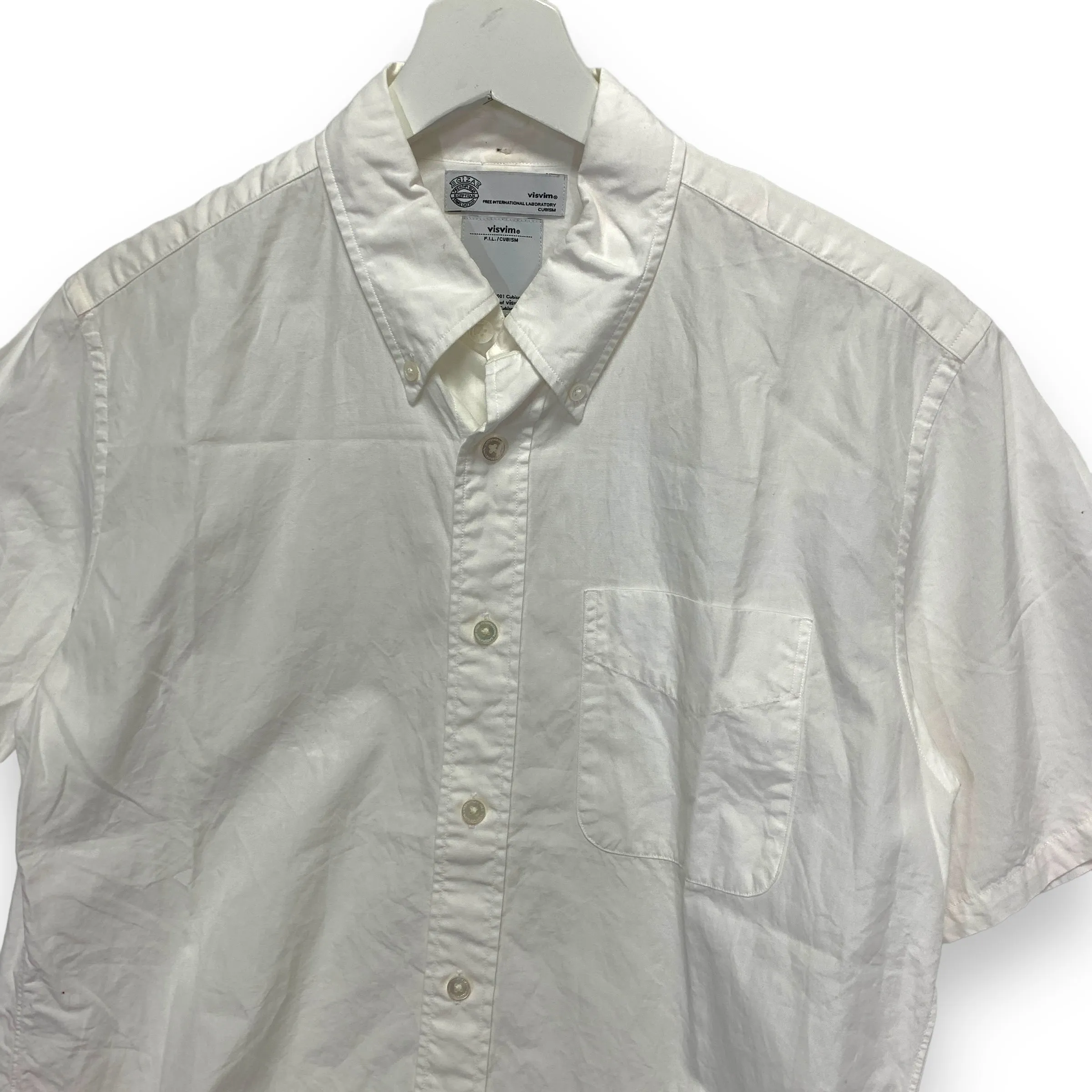 [S] Visvim 12SS V V Sashiko Solid S/S Shirt Giza