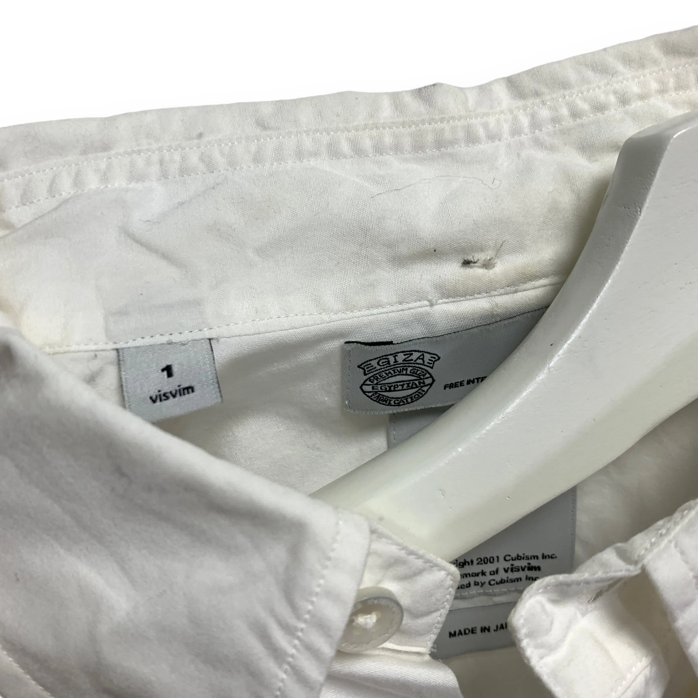 [S] Visvim 12SS V V Sashiko Solid S/S Shirt Giza
