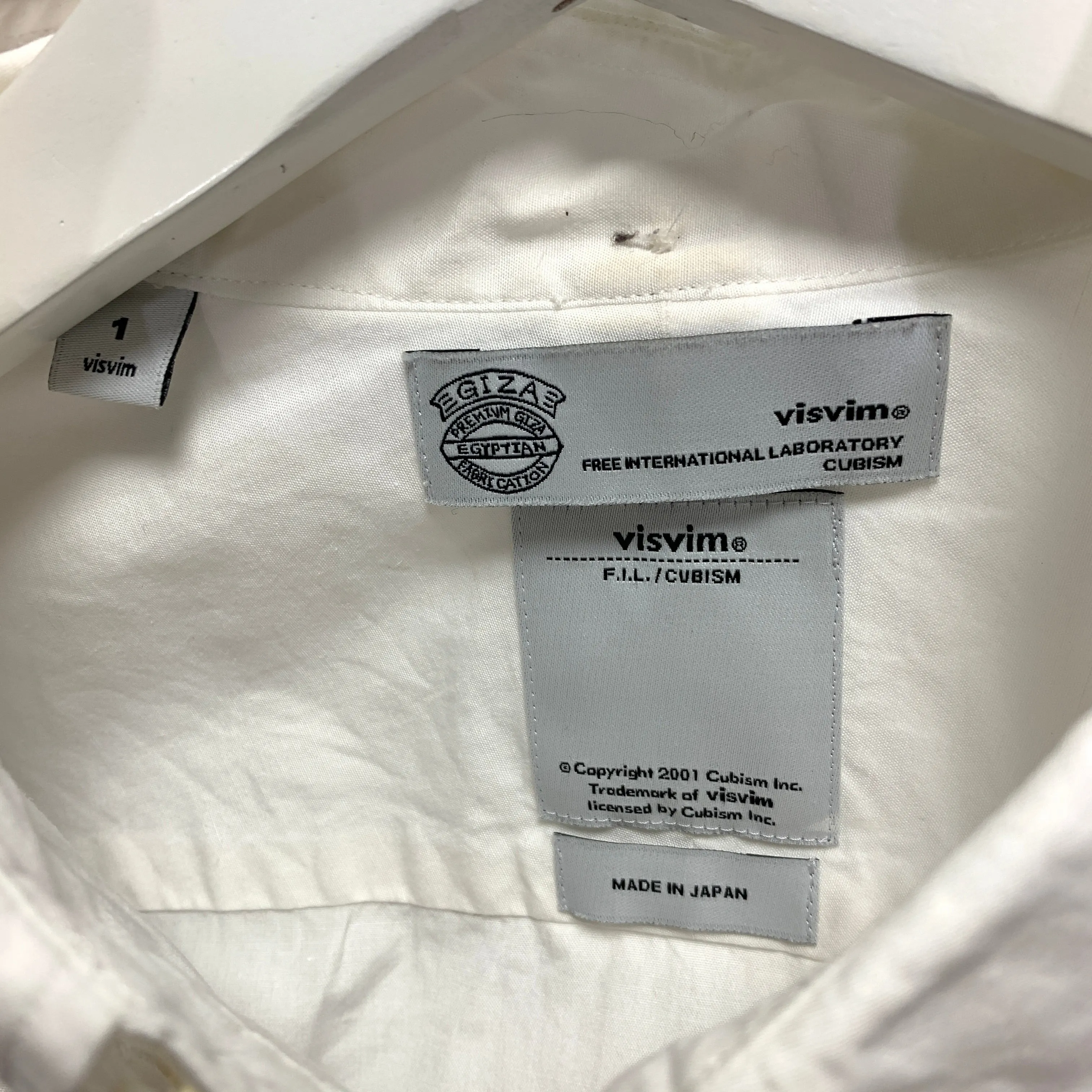 [S] Visvim 12SS V V Sashiko Solid S/S Shirt Giza