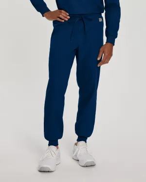 Scrub Zone LB404 Unisex Jogger Scrub Pants Navy