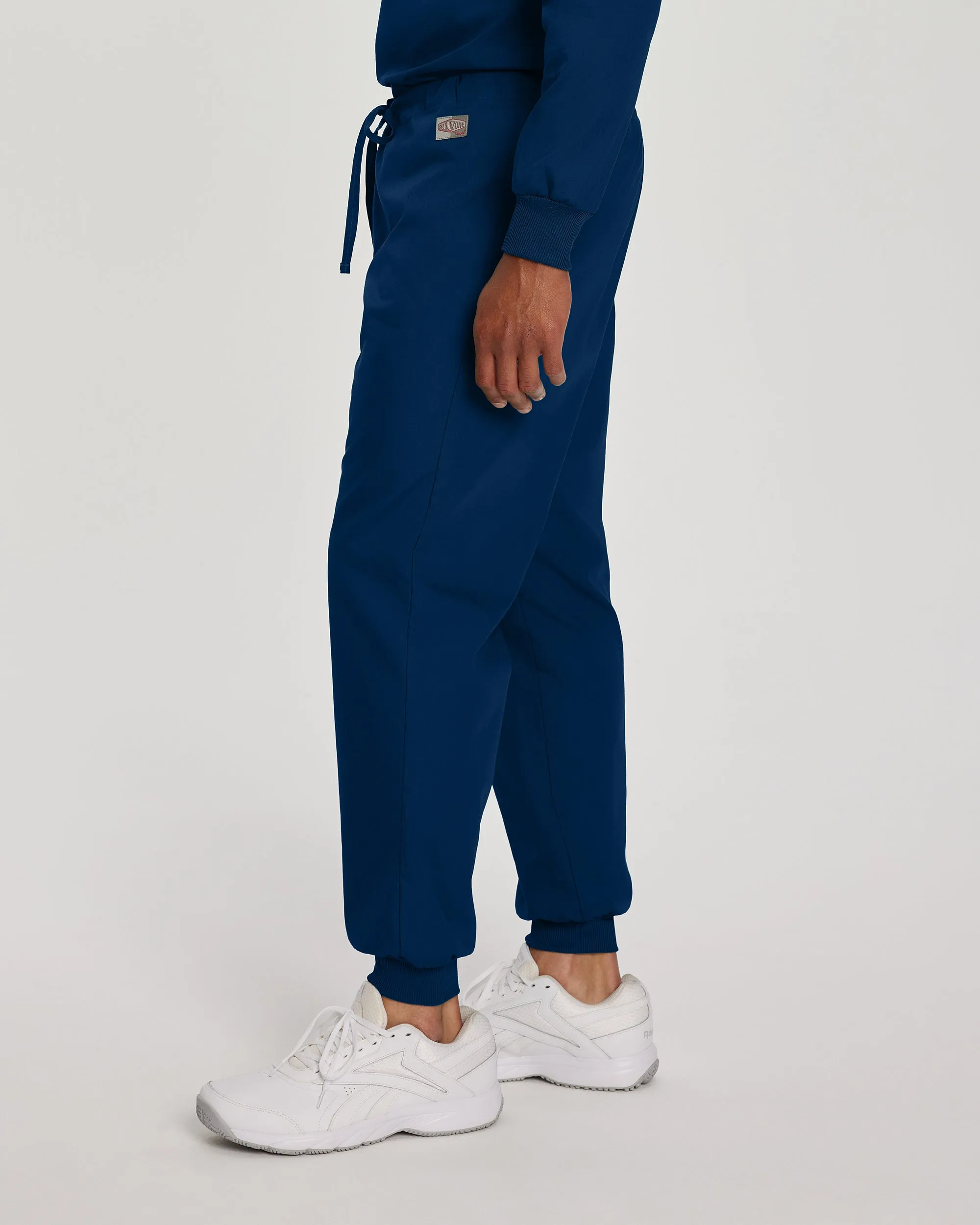 Scrub Zone LB404 Unisex Jogger Scrub Pants Navy