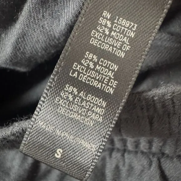 Skims Womens Drapey Pajama Sleep Lounge Pants Gray Size S Cropped Straight Leg