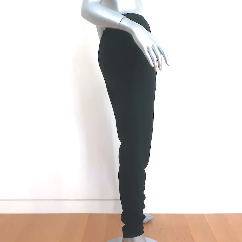 Stella McCartney Jogger Pants Black Crepe Size 36