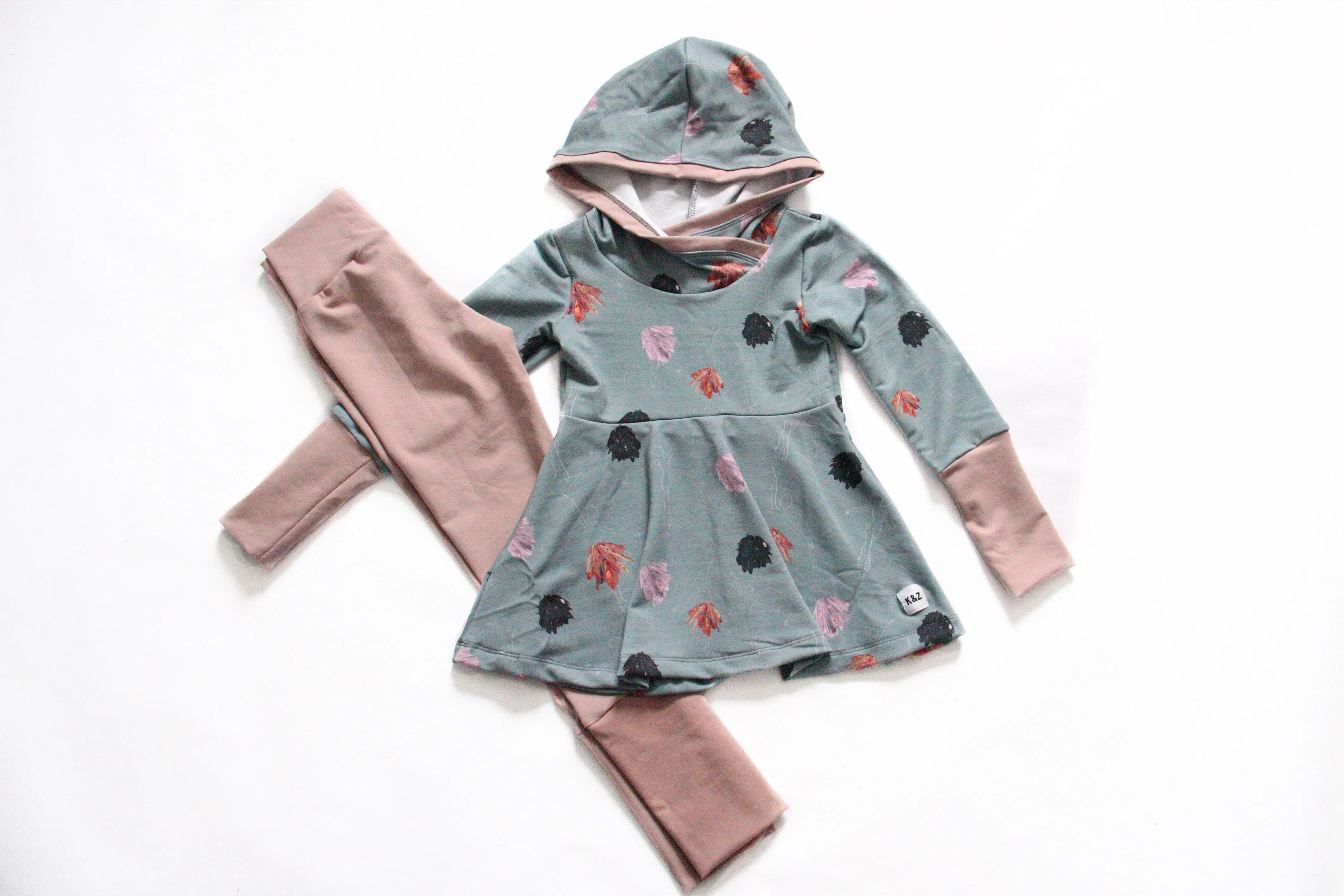 Teal Ballerina’s Hooded Grow Tunic Outfit