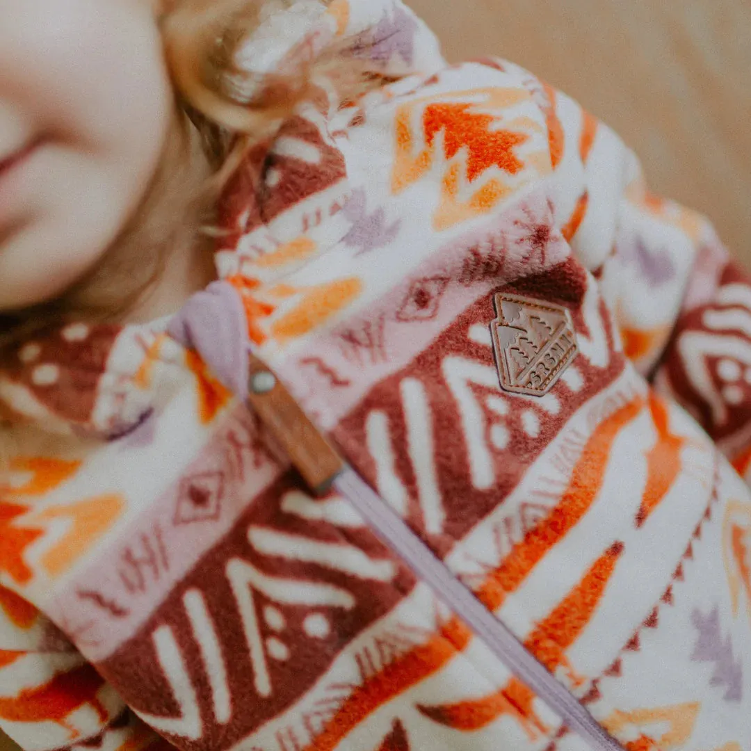 The Jacquard Fleece Onepiece - Purple Mix - BABY