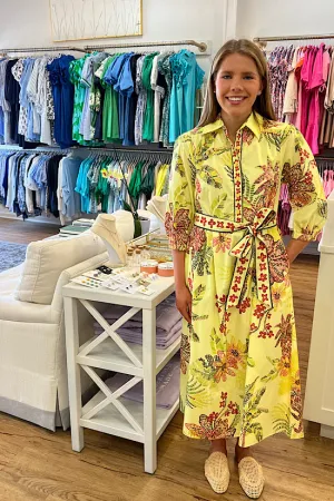The Remi Dress in Speckled Garden