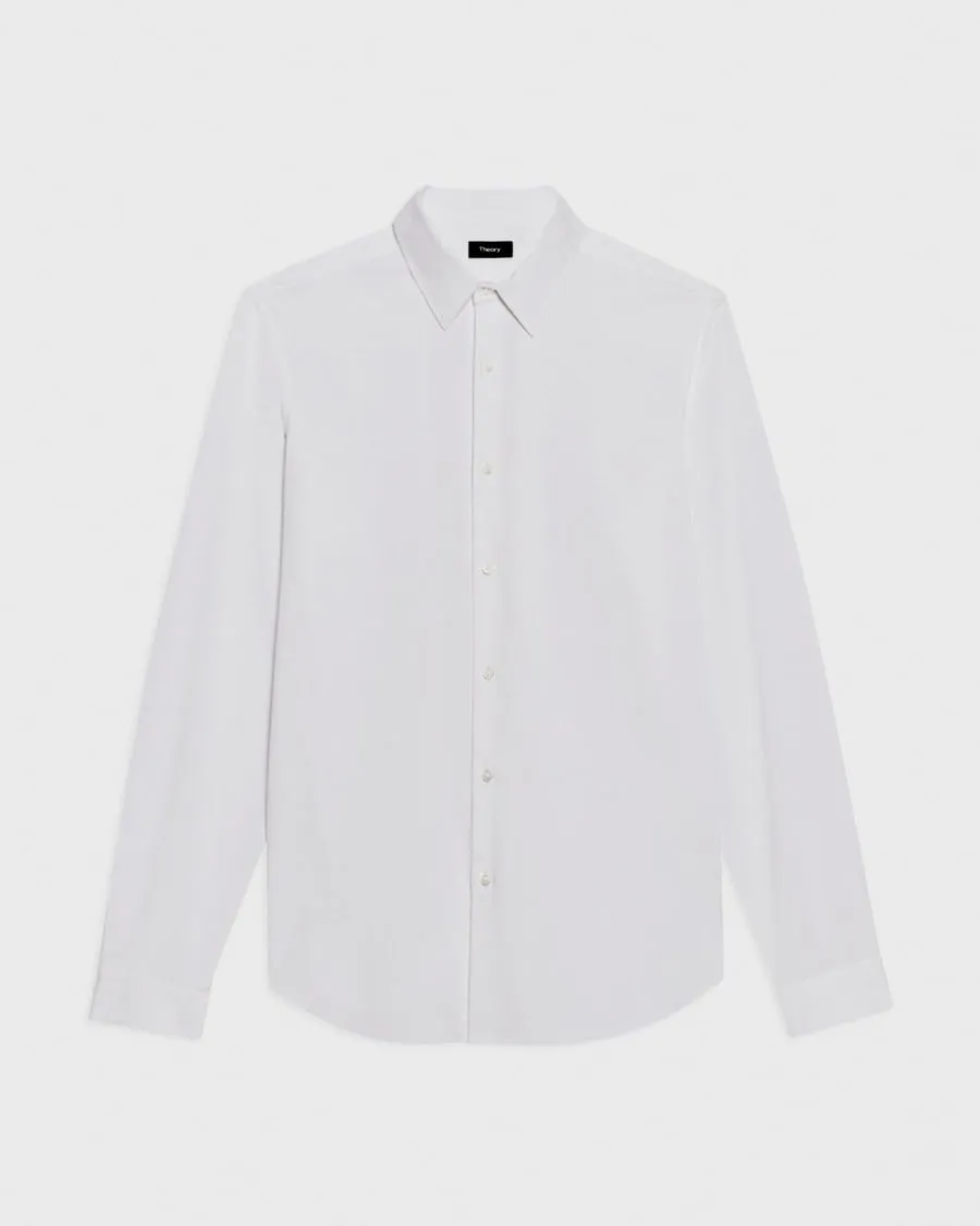 Theory Sylvian Structure Knit Shirt - Vapor