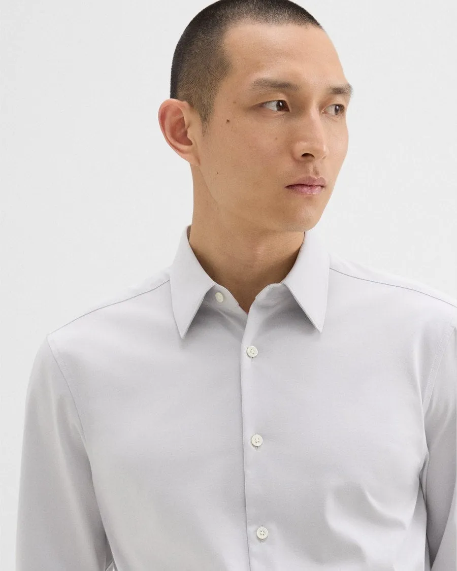 Theory Sylvian Structure Knit Shirt - Vapor