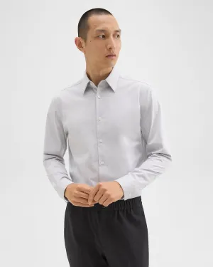 Theory Sylvian Structure Knit Shirt - Vapor