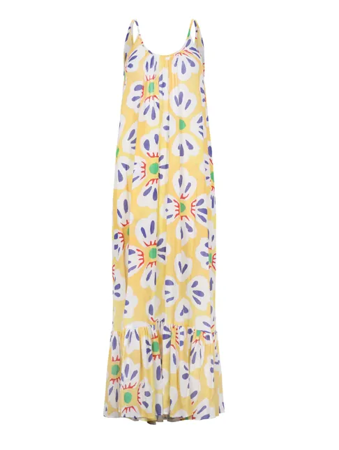 TITI DRESS IN LIRIO CELESTE PRINT