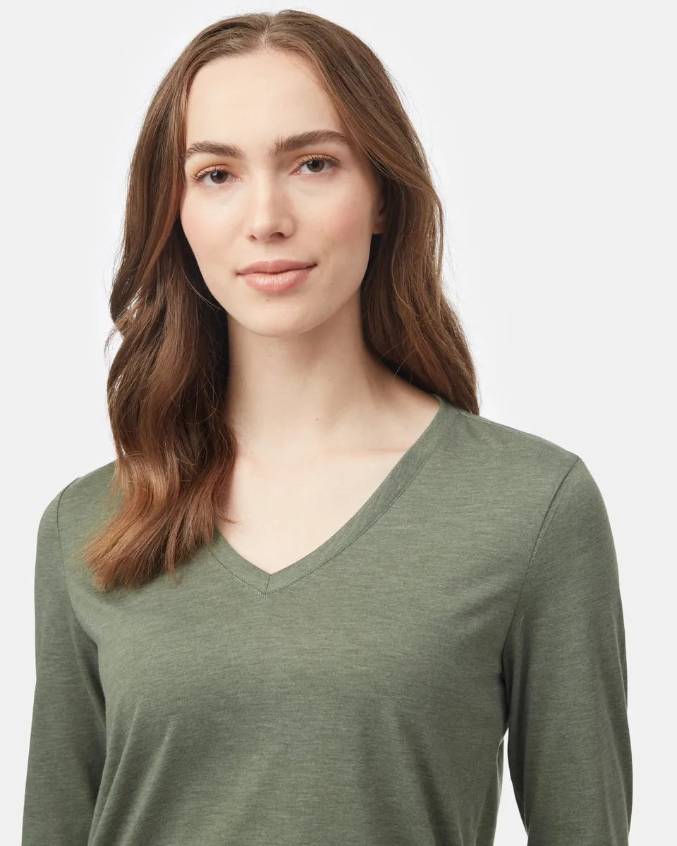 TreeBlend V-Neck Longsleeve T-Shirt