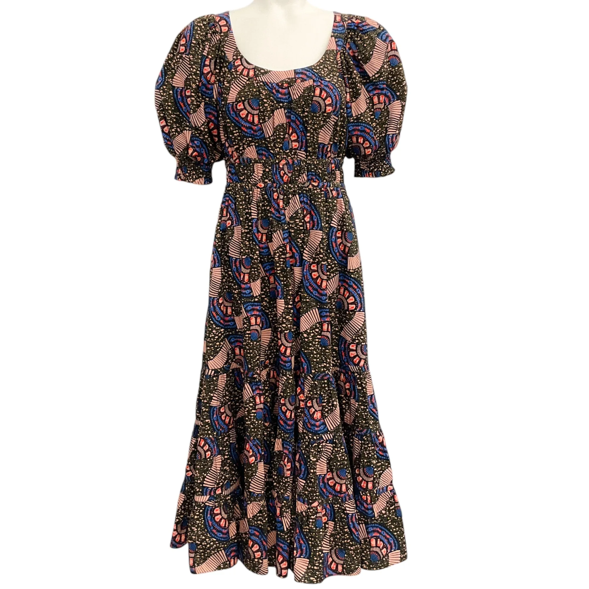 Ulla Johnson Green Multi Juniper Dress