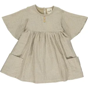 Vignette Korin Dress - Gold Stripe