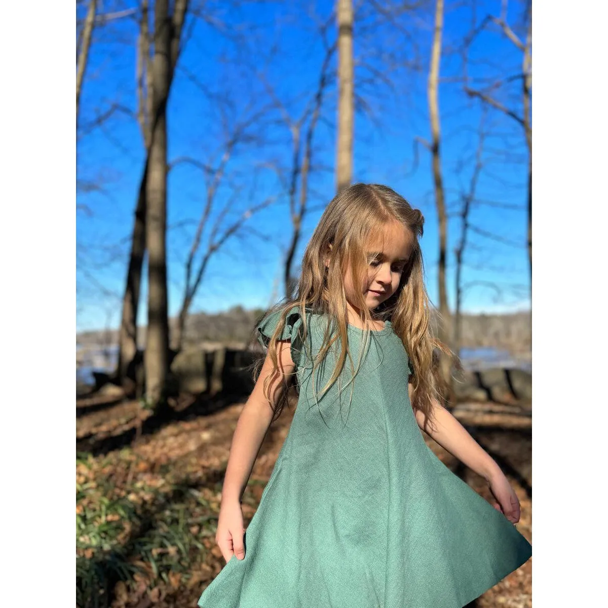 Vignette Teal Adaline Dress
