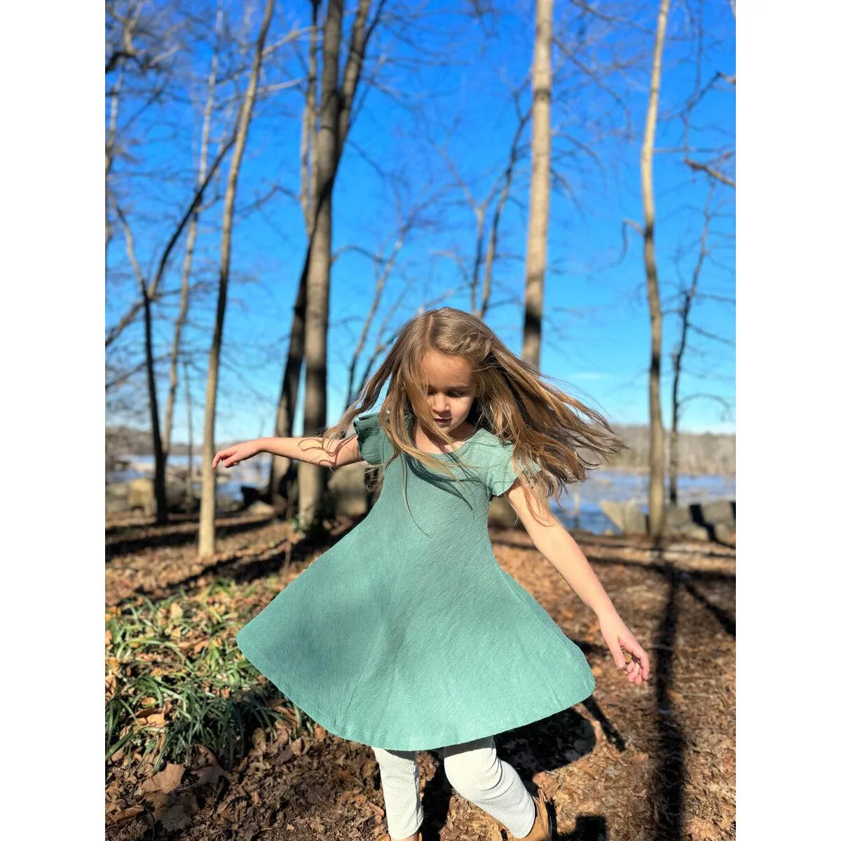 Vignette Teal Adaline Dress
