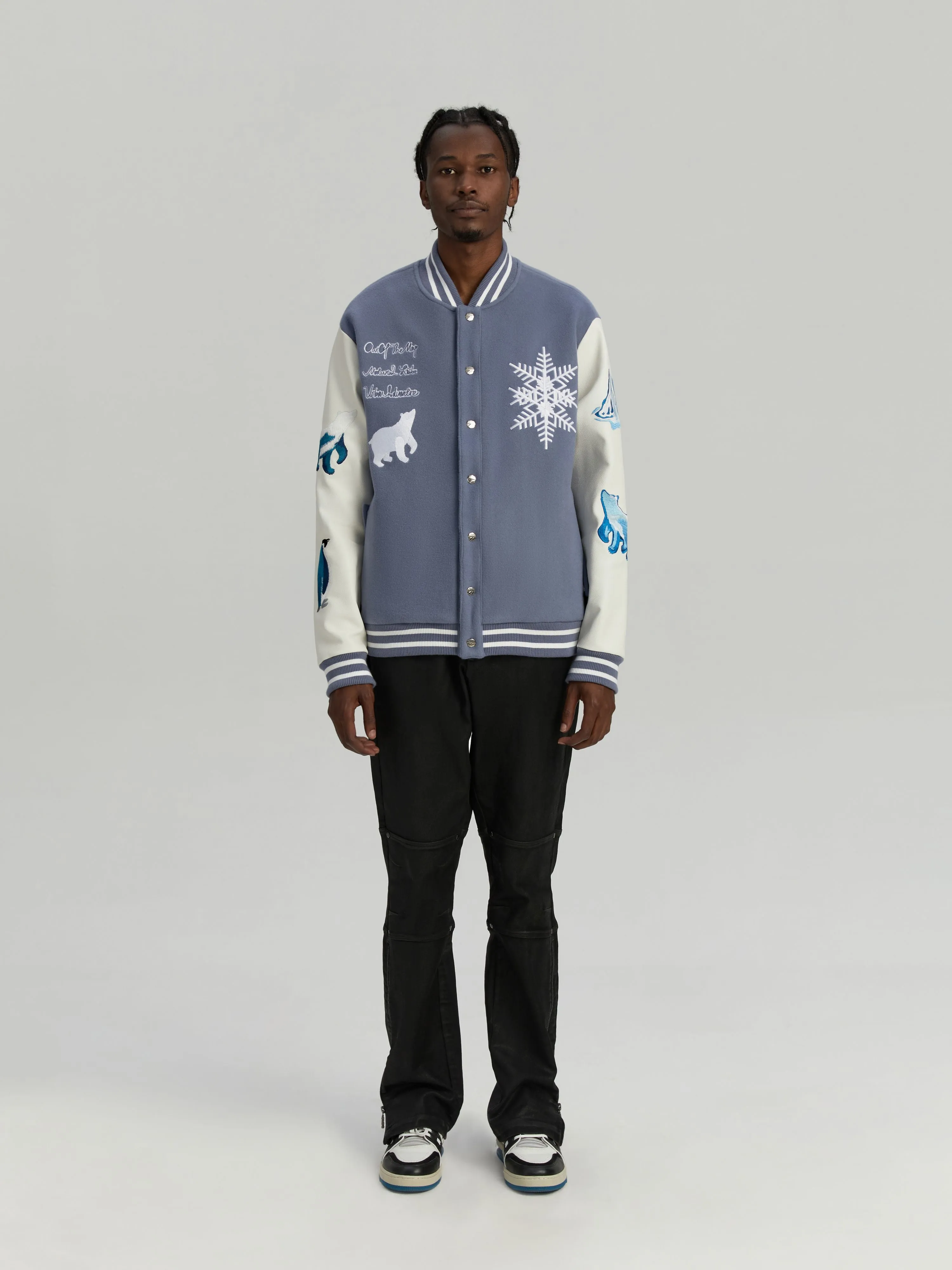 Waxed Flare Pants